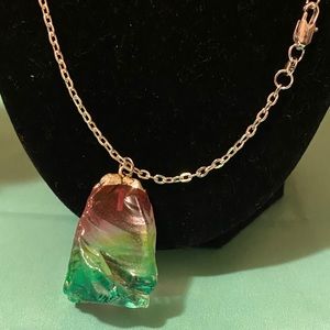 925 Stamped Multicolored 🌈 Quartz’s Necklace
